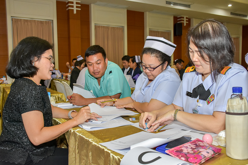 ผอ.รพ.ฯ เป็นประธาน โครงการ " HA สู่ PMQA HA สู๋ AHA : บูรณาการเอกสารคุณภาพ "