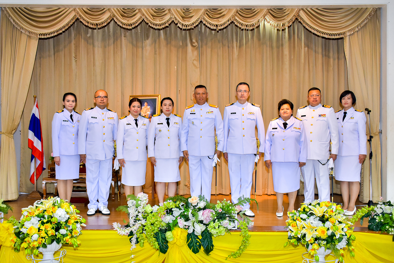 พิธีประดับเครื่องหมายยศให้แก่นายทหารสัญญาบัตร ที่ได้รับพระราชทานยศสูงขึ้น