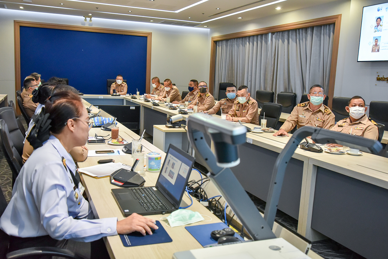 รอง จก.อล.ทร. และคณะ เข้าศึกษาดูงานระบบสื่อสารและสารสนเทศ