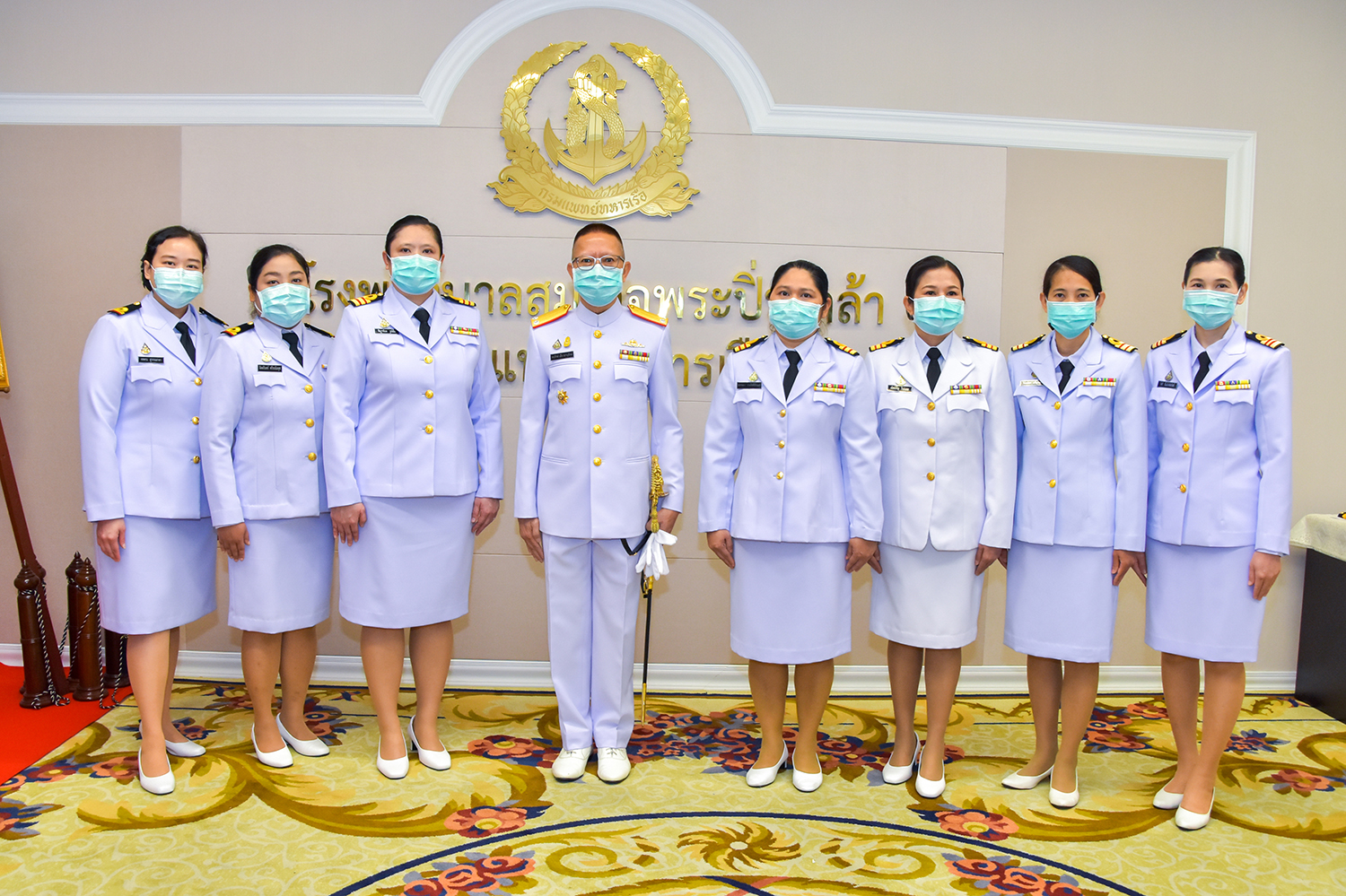 พิธีประดับเครื่องหมายยศนายทหารชั้นสัญญาบัตรที่ได้รับการเลื่อนยศสูงขึ้น