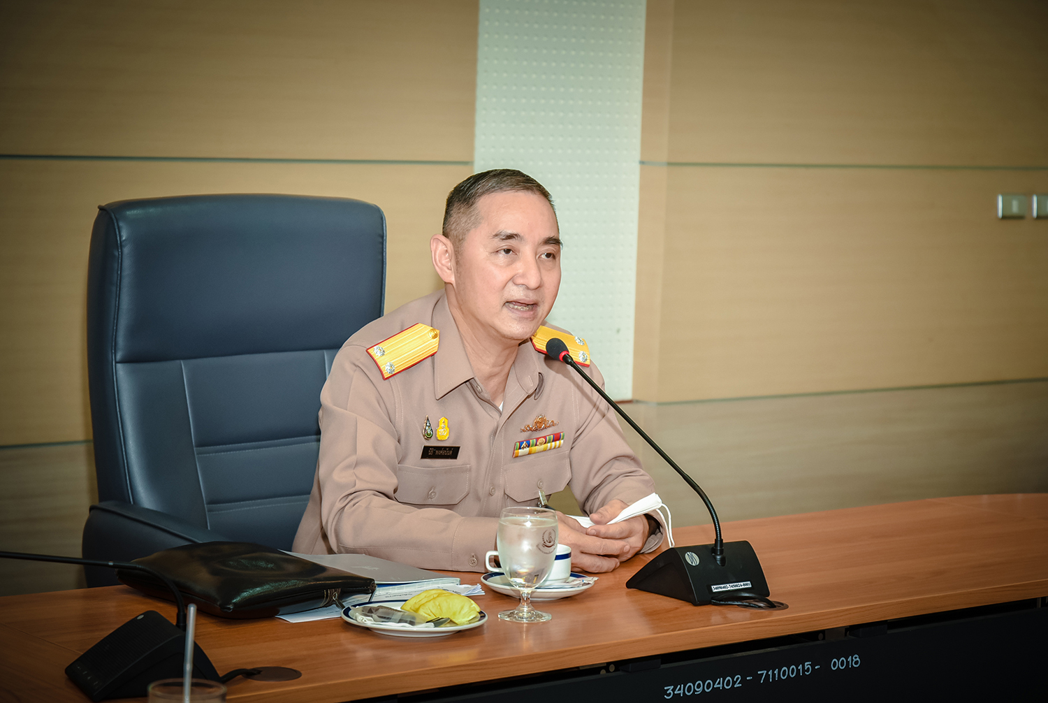 ผอ.รพ.ฯ ให้การต้อนรับคณะจาก รพ.ทหารเรือกรุงเทพ พร.