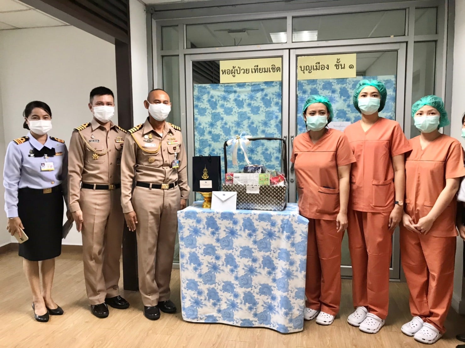 รองผู้บัญชาการทหารเรือ ส่งความห่วงใย และขอเป็นกำลังใจให้บุคลากรทางการแพทย์