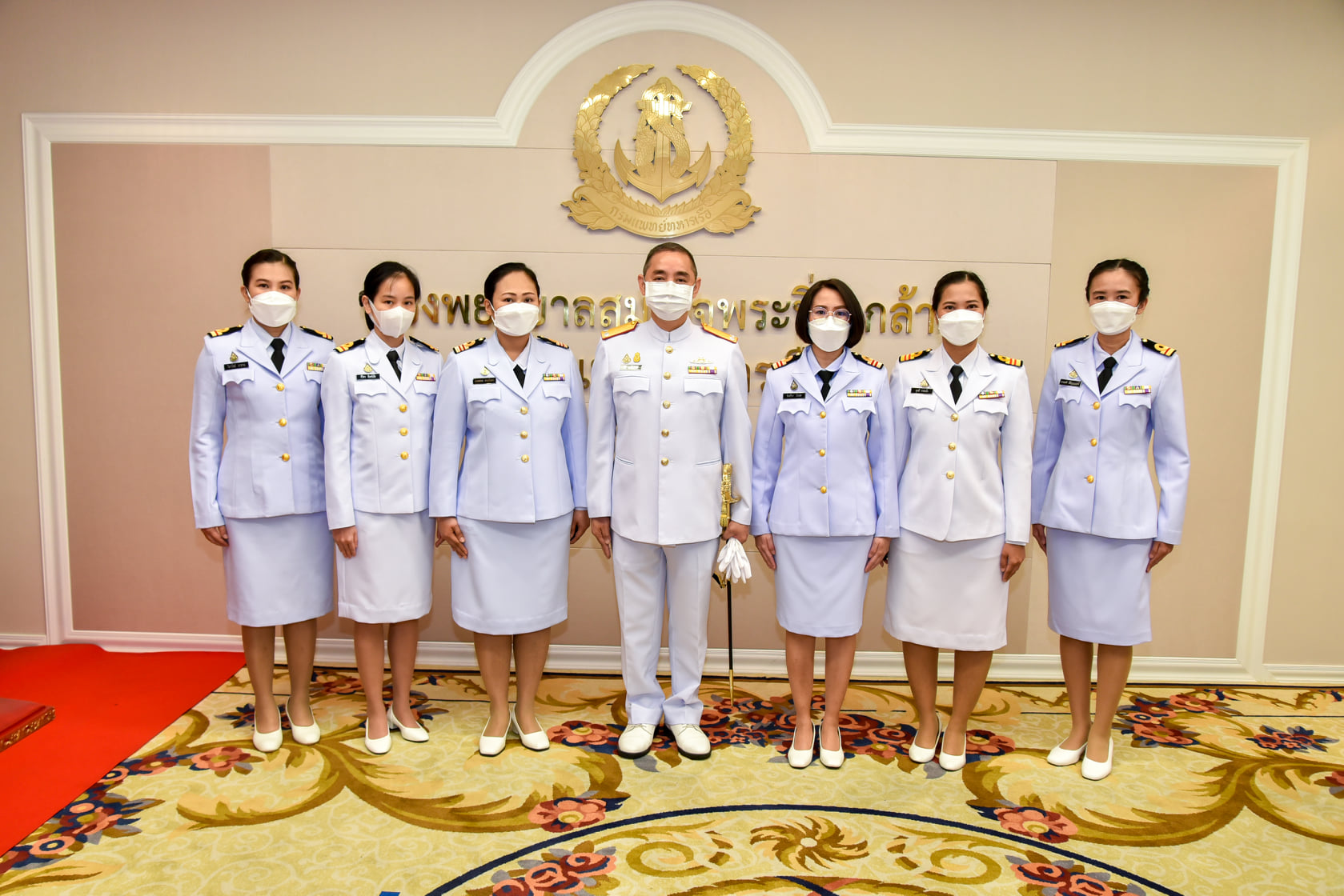 พิธีประดับเครื่องหมายยศให้แก่นายทหารชั้นสัญญาบัตรที่ได้รับการเลื่อนยศสูงขึ้น